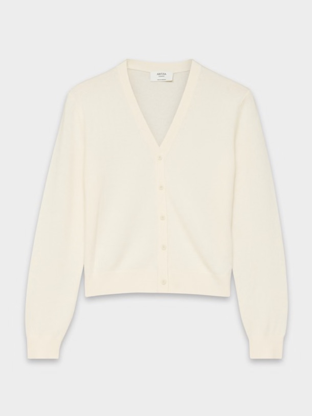 Aritzia Bare Cashmere V-Neck Cardigan - Whisper White NWT